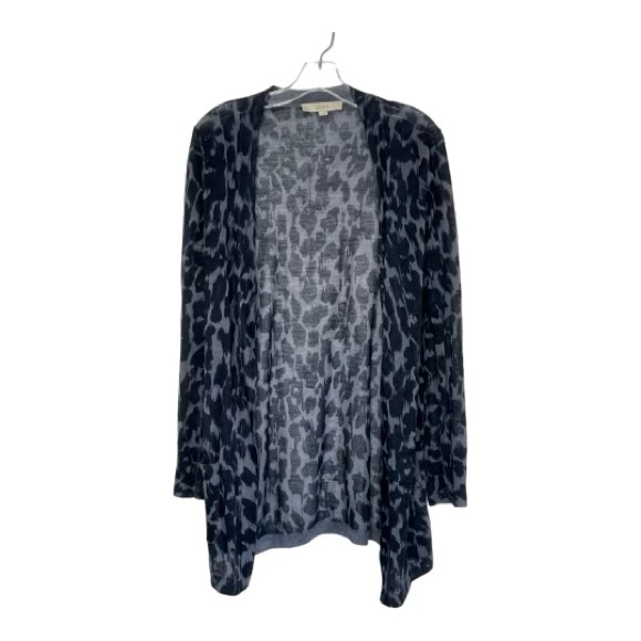 LOFT Sweaters - LOFT Leopard Print Open Front Cardigan